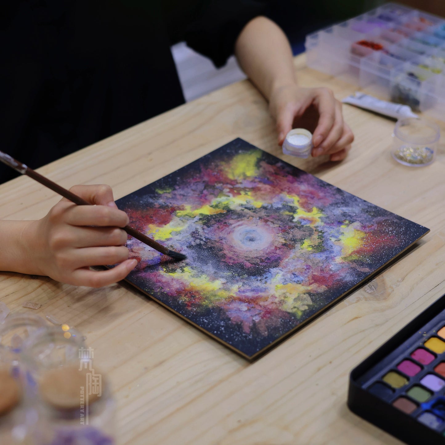 宇宙装饰画烂漫银河系星空画宇宙画原创礼物装饰画摆件男朋友礼物