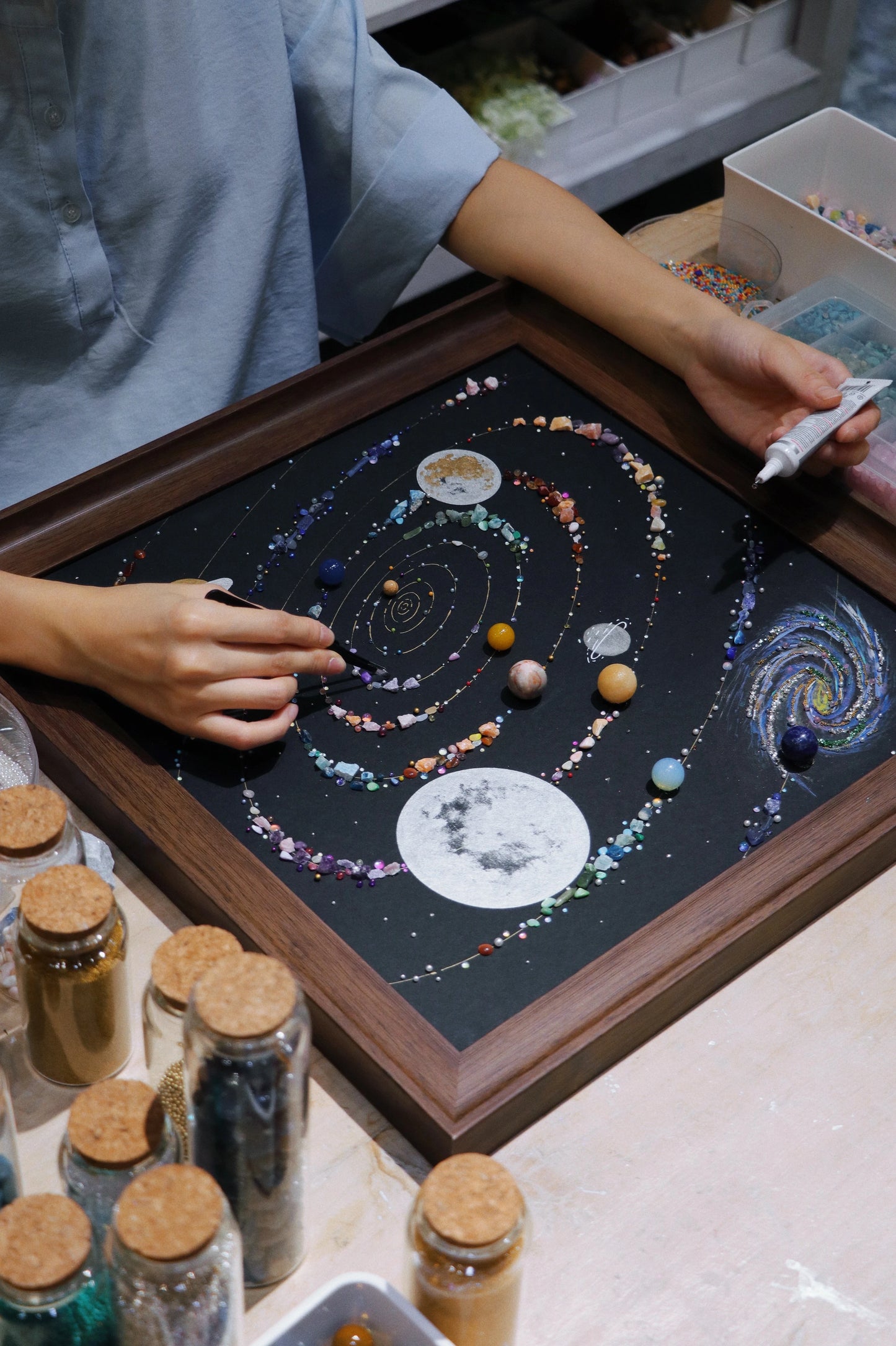 梵陶FT|宇宙星球DIY手工|装饰画相框|小众礼物挂画|软装家居