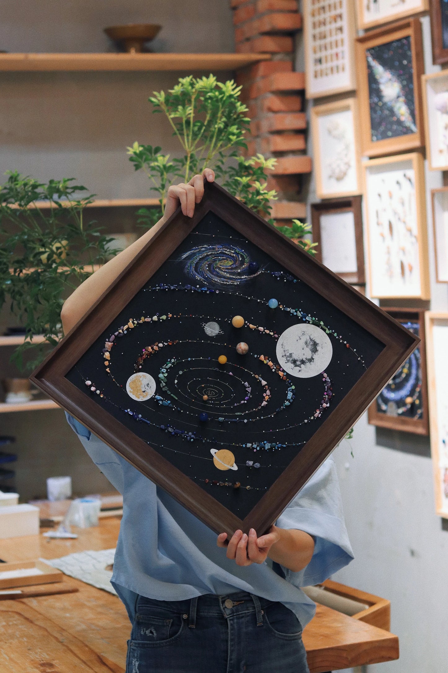 梵陶FT|宇宙星球DIY手工|装饰画相框|小众礼物挂画|软装家居