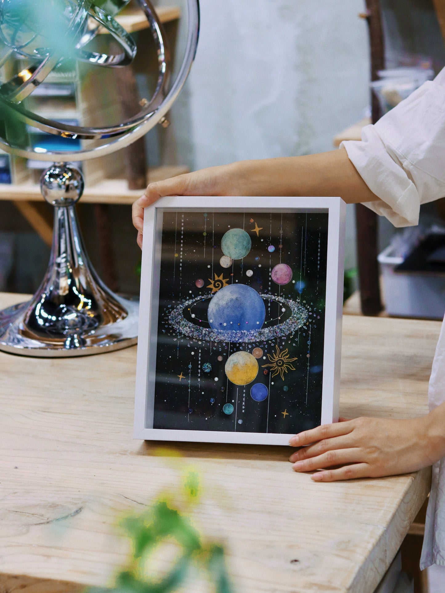 潘多拉星球手工diy材料包创意立体拼装画框摆台相框儿童亲子礼物