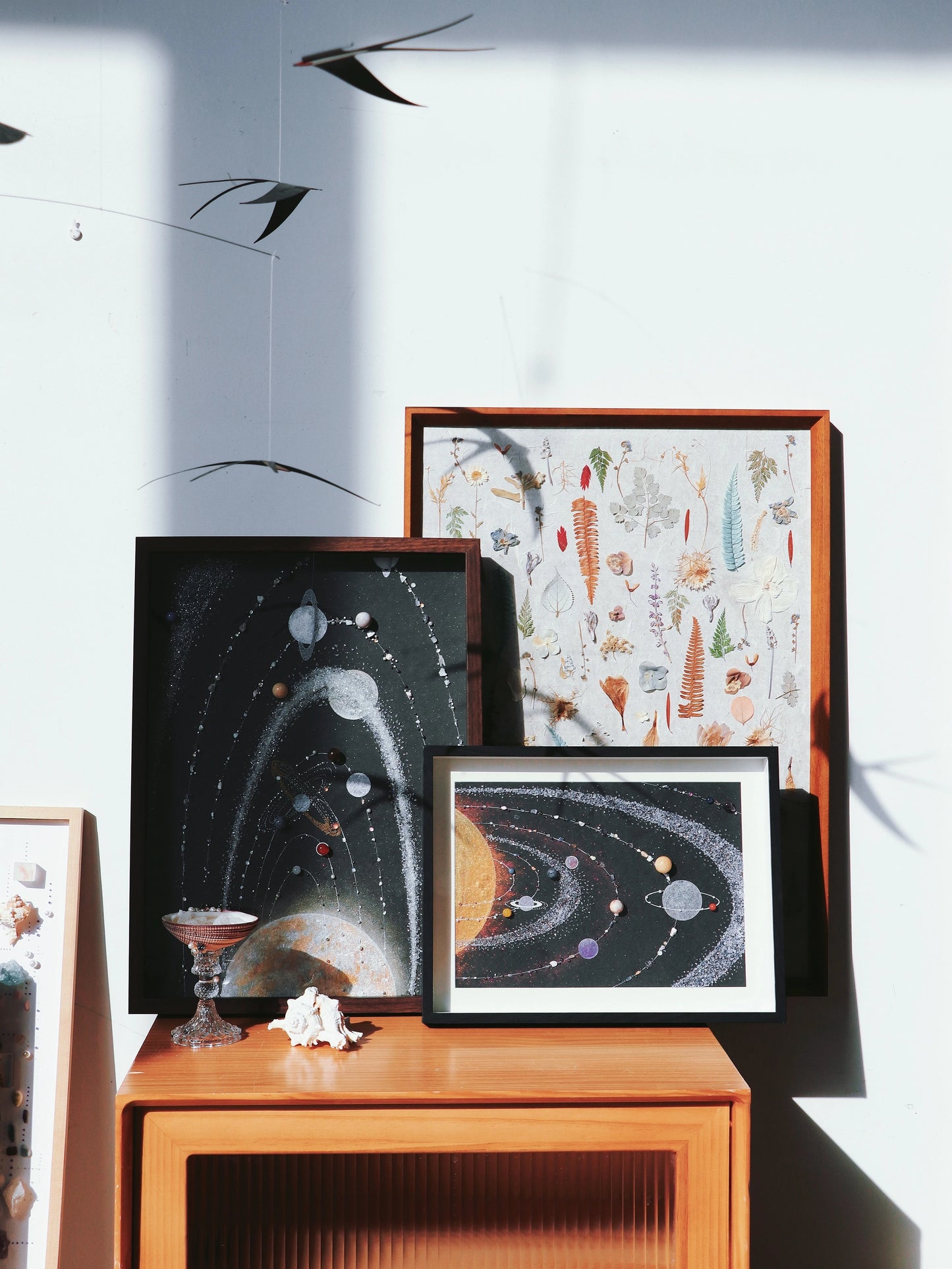 梵陶FT.紫色太阳系宇宙装饰画.防尘罩.家居软装挂画.新家礼物