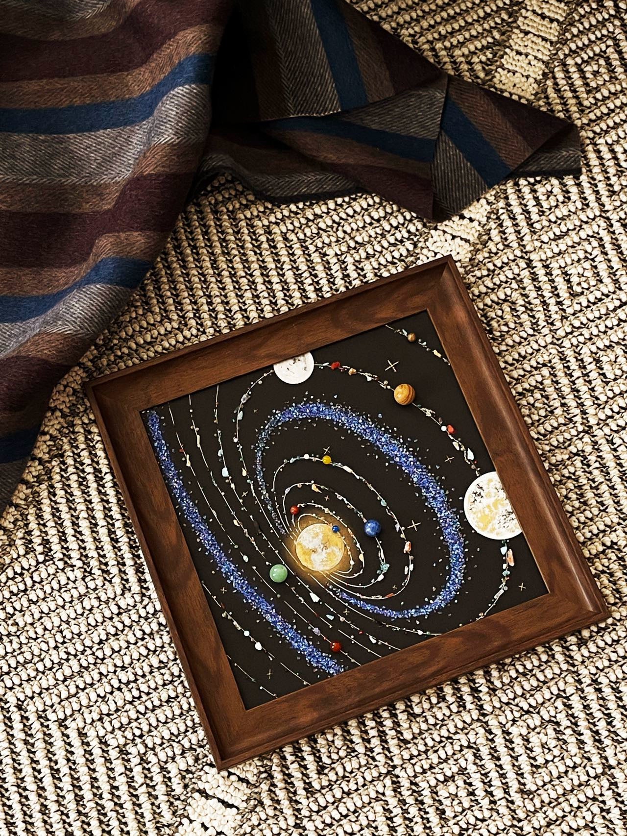 梵陶FT.宇宙标本DIY.礼物.装饰画.八大行星太阳系.软装家居画