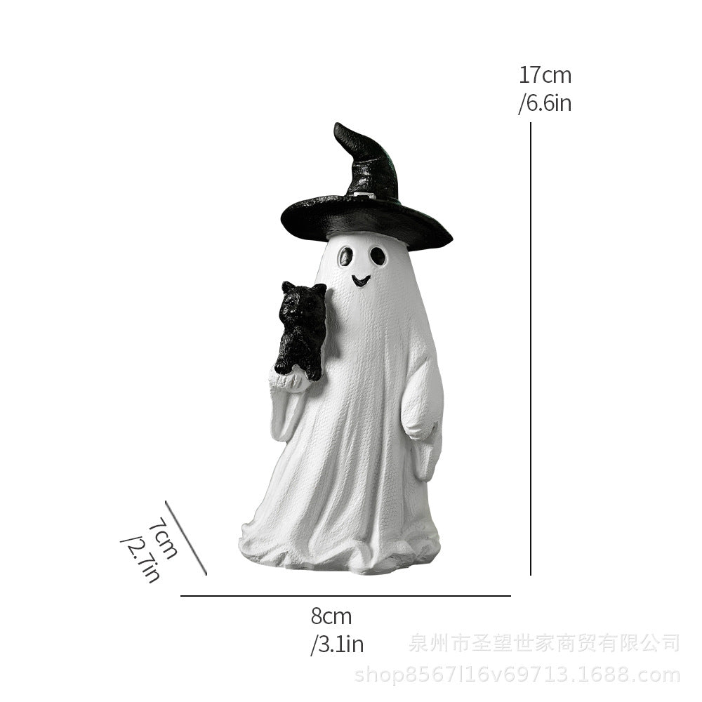 万圣节荡秋千幽灵挂件装饰场地布置道具吊鬼恶魔幽灵挂件鬼节礼品