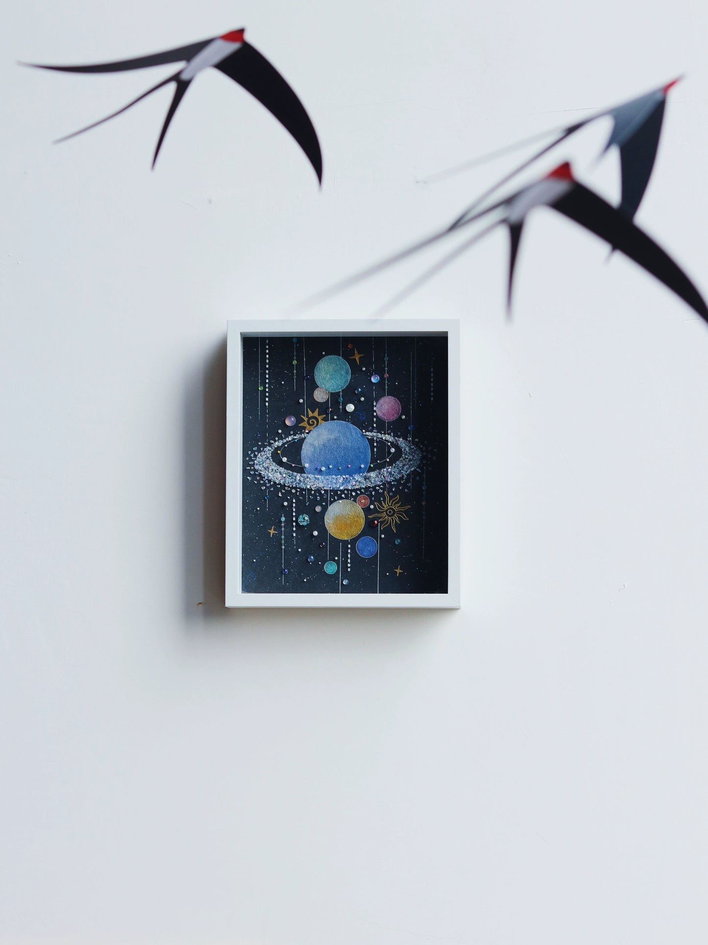 潘多拉星球手工diy材料包创意立体拼装画框摆台相框儿童亲子礼物