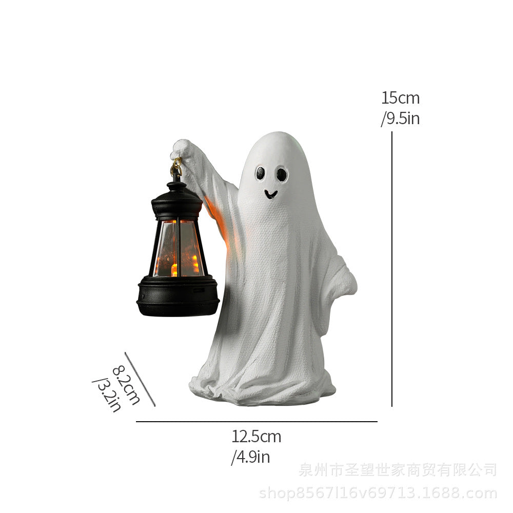 万圣节荡秋千幽灵挂件装饰场地布置道具吊鬼恶魔幽灵挂件鬼节礼品