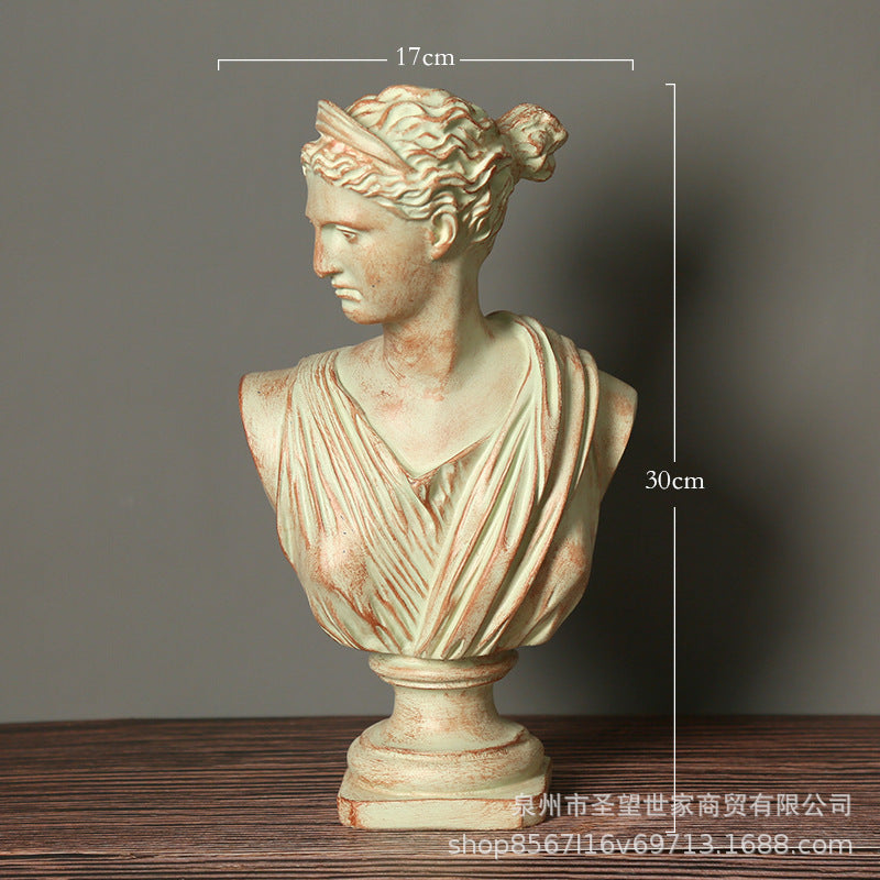 欧式阿波罗人物雕像素描模特书房客厅橱窗装饰品文创艺术品摆件设