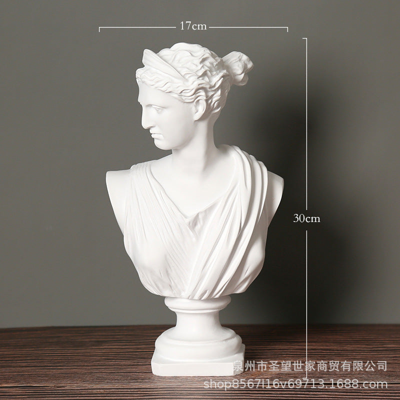 欧式阿波罗人物雕像素描模特书房客厅橱窗装饰品文创艺术品摆件设