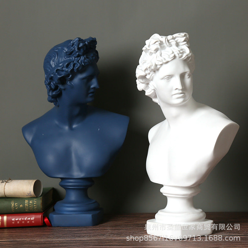欧式阿波罗人物雕像素描模特书房客厅橱窗装饰品文创艺术品摆件设