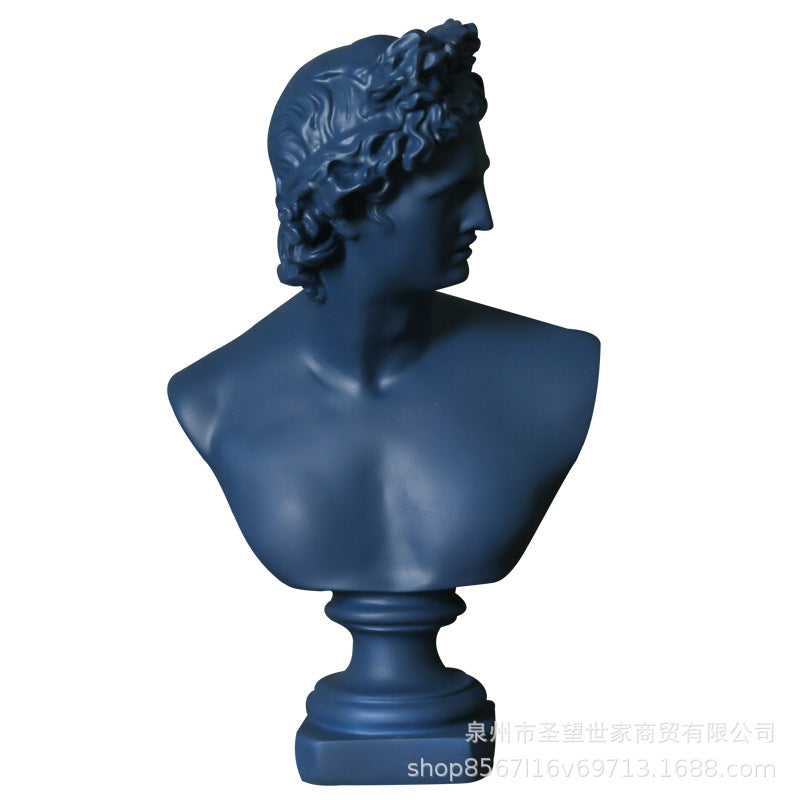 欧式阿波罗人物雕像素描模特书房客厅橱窗装饰品文创艺术品摆件设