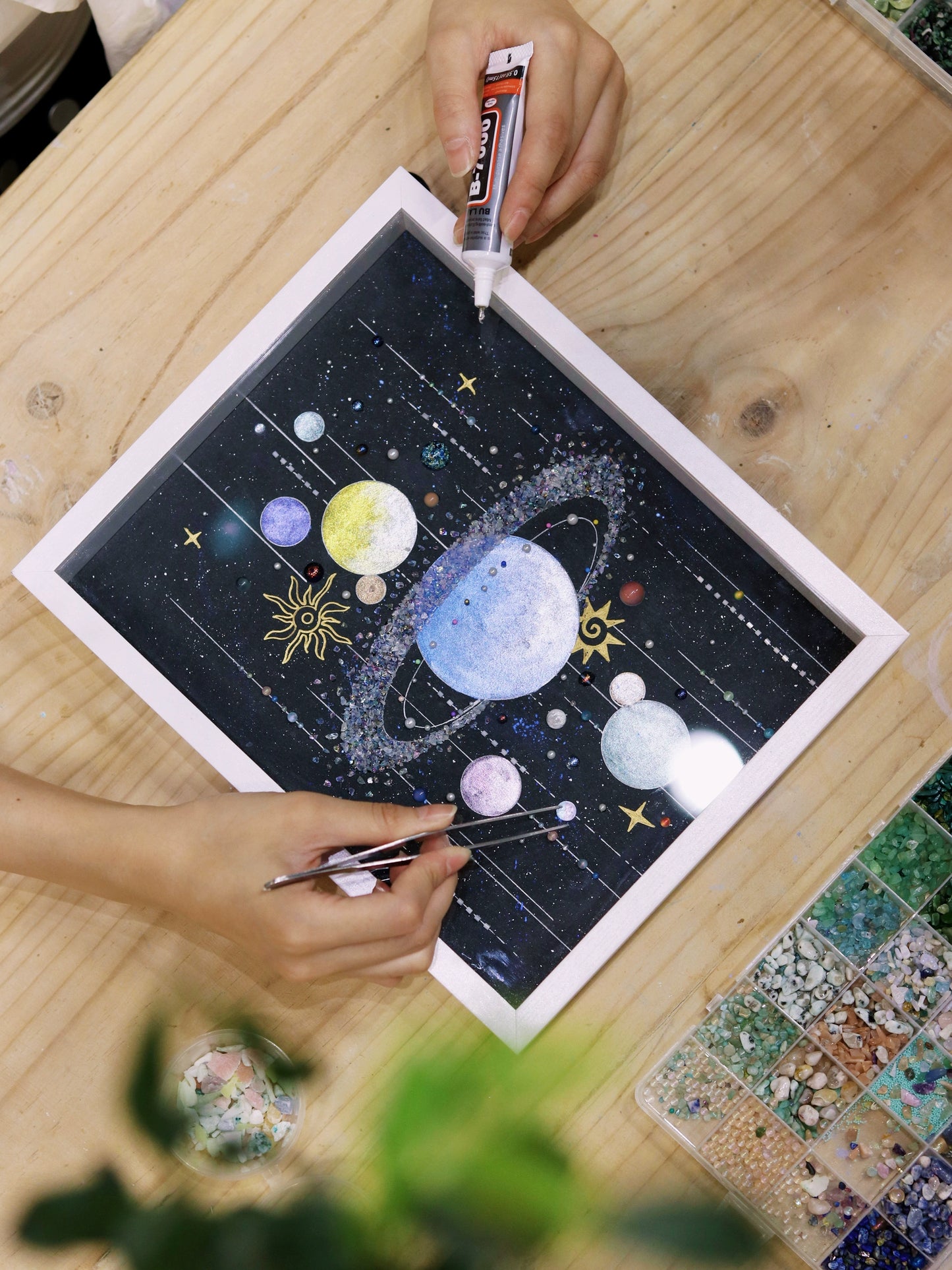 潘多拉星球手工diy材料包创意立体拼装画框摆台相框儿童亲子礼物