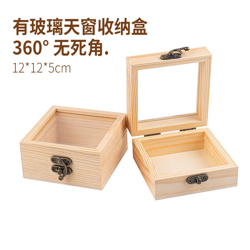 水晶消磁碗御守盐净化玻璃碗白水晶消磁碎石扩香石容器首饰收纳盒