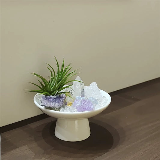 优品盆栽l 能量水晶o小盆栽/水晶盆景/工位搭档家居办公玄关摆.