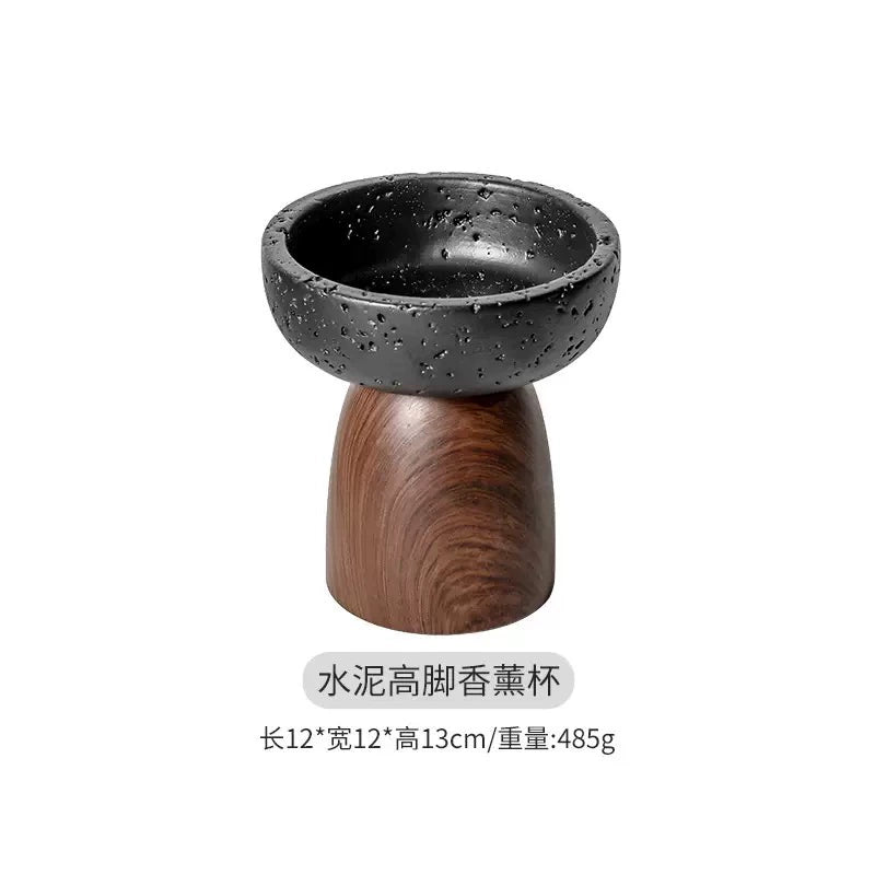 天然水晶原石造景盘微景观装饰摆件水晶球底座手链养护底盘收纳