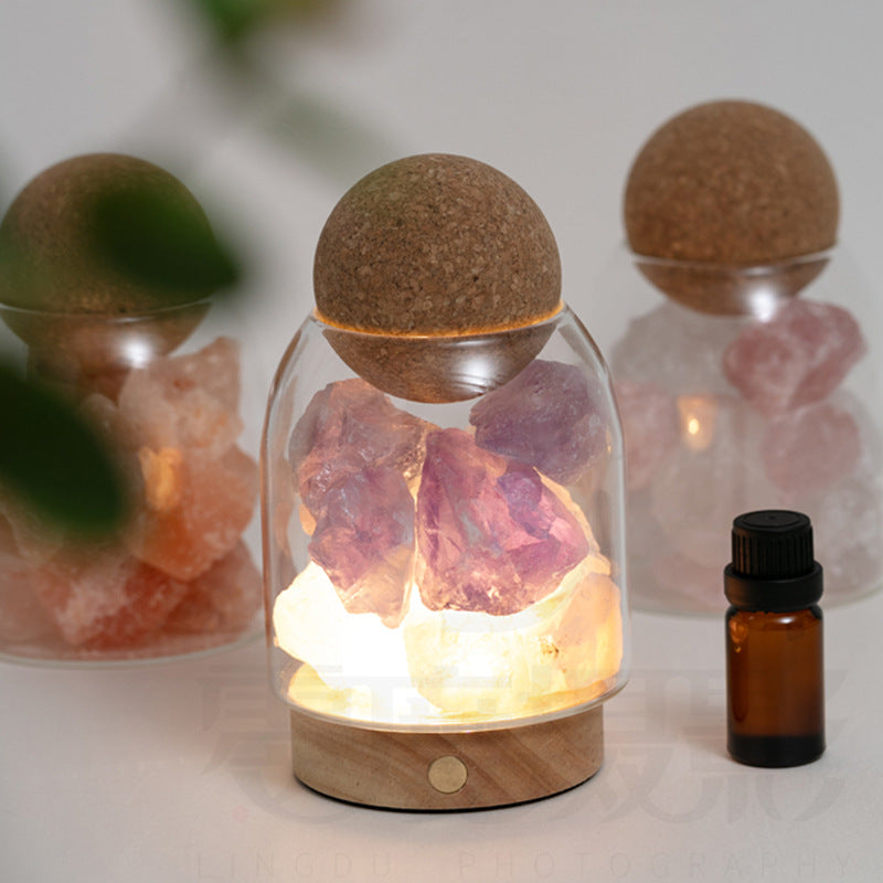 Elevate Your Self-Care Routine with HAcrystal! Crystal Essential Oil Diffuser for Stress Relief & Emotional Wellbeing. Perfect for Living Rooms, Meditation & Gifting.