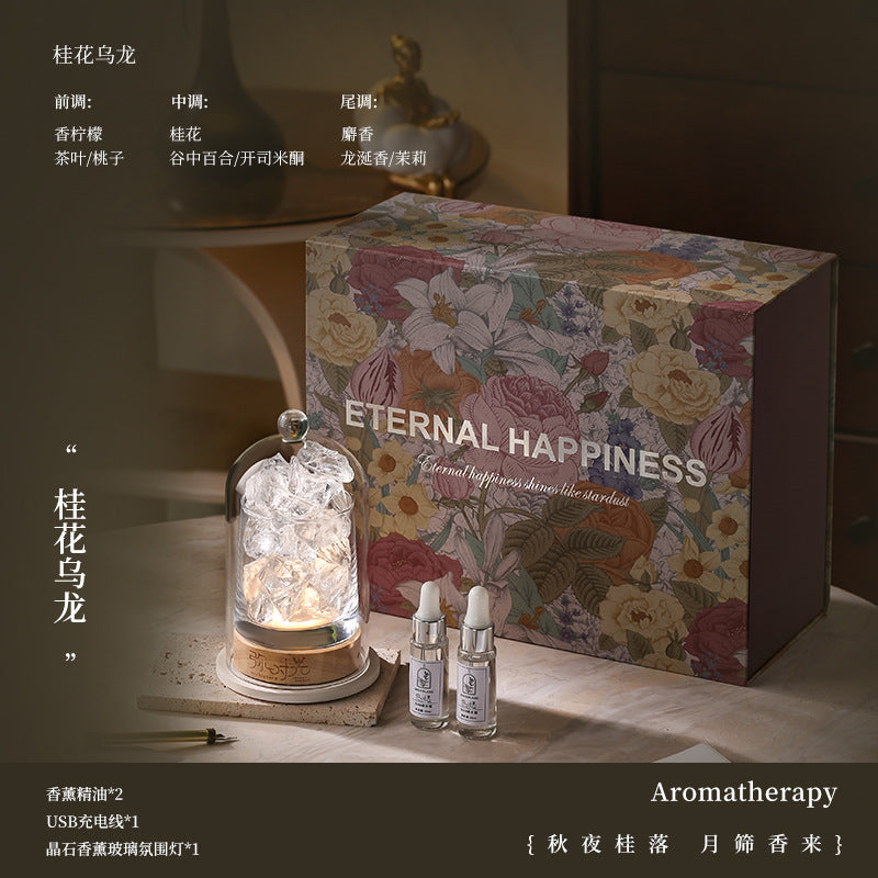 Create a Serene Oasis with HAcrystal! Natural Stone Essential Oil Diffuser for Stress Relief & Emotional Wellbeing. Perfect for Family Relaxation & Meditation.wholesale