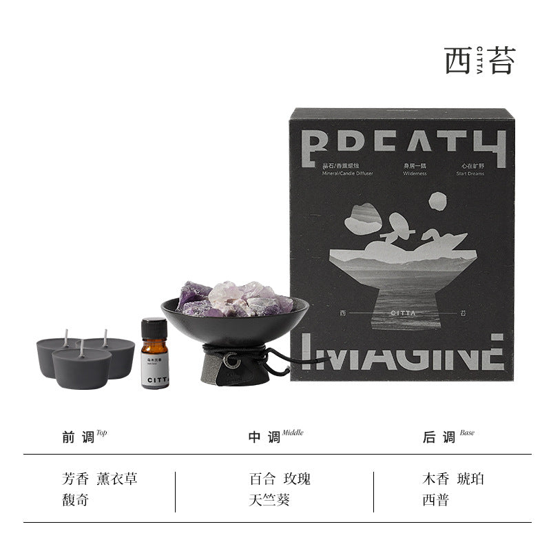 Indulge in Aromatherapy with HAcrystal! Essential Oil Diffuser for Room Scent & Emotional Balance. Relieves Stress, Soothes Mind & Body. Elegant Gift Set.wholesale