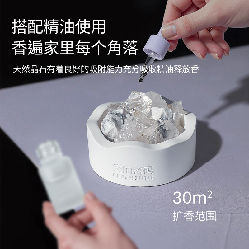 HAcrystal Aroma Diffuser: Your Secret to a Calm Home. Natural Stone Design for Stable Fragrance. Perfect for Meditation, Prayer & Family Relaxation.wholesale