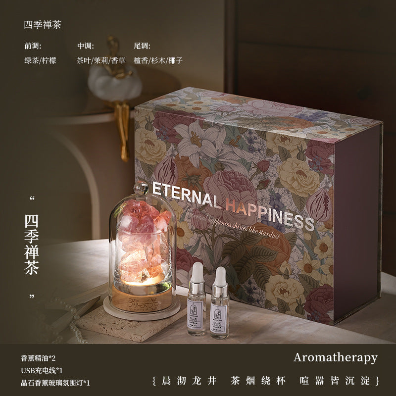 Create a Serene Oasis with HAcrystal! Natural Stone Essential Oil Diffuser for Stress Relief & Emotional Wellbeing. Perfect for Family Relaxation & Meditation.wholesale