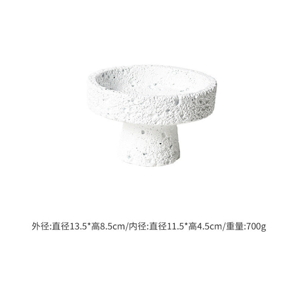 天然水晶原石造景盘微景观装饰摆件水晶球底座手链养护底盘收纳