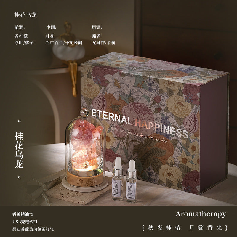 Create a Serene Oasis with HAcrystal! Natural Stone Essential Oil Diffuser for Stress Relief & Emotional Wellbeing. Perfect for Family Relaxation & Meditation.wholesale