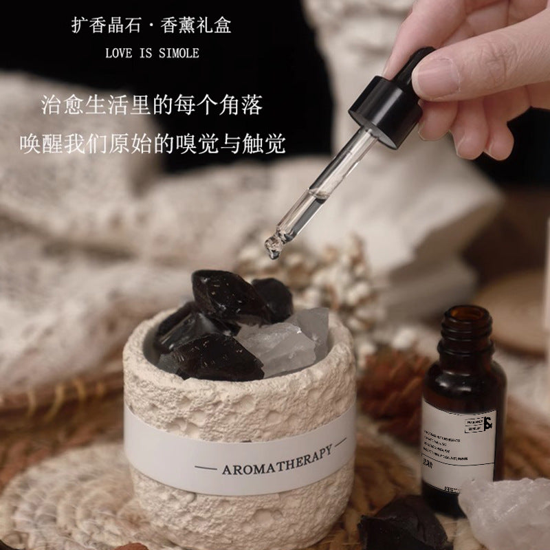 晶石香薰礼盒香薰小众高级卧室精油扩香石新婚生日礼物香氛伴手礼