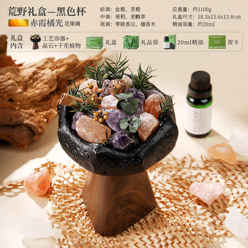 Luxury Aromatherapy at Your Fingertips! HAcrystal Natural Stone Diffuser for Home & Office. wholesaleRelieves Stress, Promotes Relaxation - The Perfect Women's Gift.