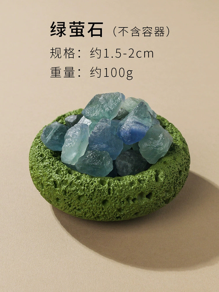 天然水晶原石矿石标本卧室无火香薰石头宝石散装扩香石消磁石摆件