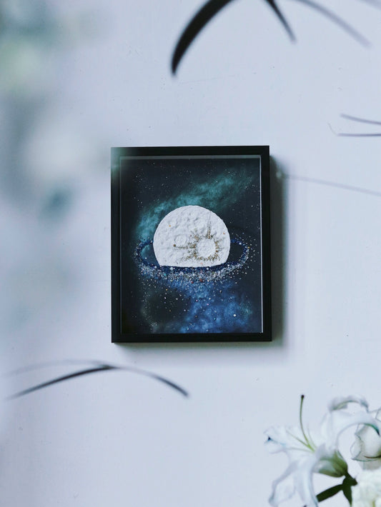 梵陶星空标本装饰画.相框摆件.送男朋友礼物.手工DIY材料包肌理画