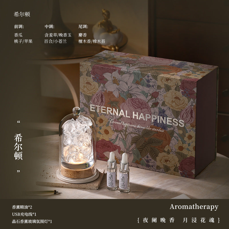 Create a Serene Oasis with HAcrystal! Natural Stone Essential Oil Diffuser for Stress Relief & Emotional Wellbeing. Perfect for Family Relaxation & Meditation.wholesale