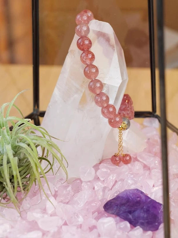 天然水晶碎石微景观生态消磁碗水晶簇空气凤梨原石首饰盒家居摆件