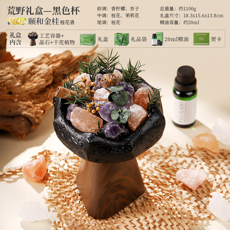Luxury Aromatherapy at Your Fingertips! HAcrystal Natural Stone Diffuser for Home & Office. wholesaleRelieves Stress, Promotes Relaxation - The Perfect Women's Gift.