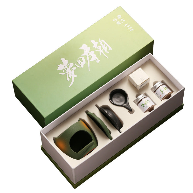 沉香檀香陶瓷香炉隔火空薰炉香薰炉蜡烛礼物送礼香薰礼盒批发定制