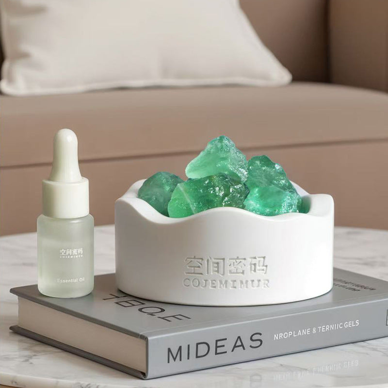 HAcrystal Aroma Diffuser: Your Secret to a Calm Home. Natural Stone Design for Stable Fragrance. Perfect for Meditation, Prayer & Family Relaxation.wholesale