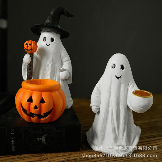 万圣节荡秋千幽灵挂件装饰场地布置道具吊鬼恶魔幽灵挂件鬼节礼品