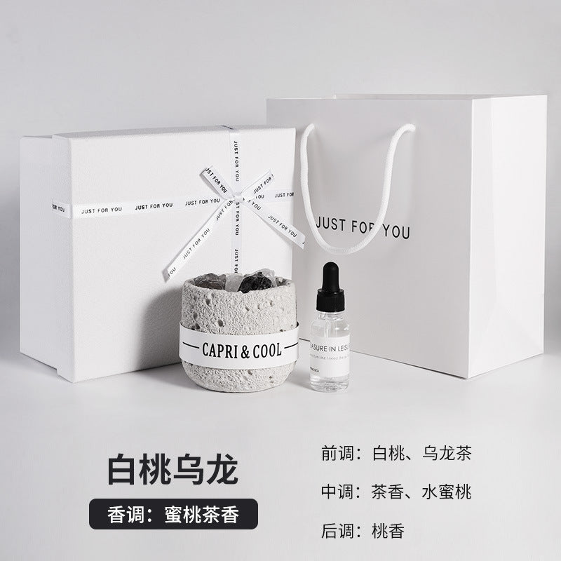 HAcrystal Essential Oil Diffuser - Your Go-To for Home Aromatherapy. Natural Stone Design for Stable Fragrance Diffusion. Relieves Stress, Perfect for Meditation.wholesale