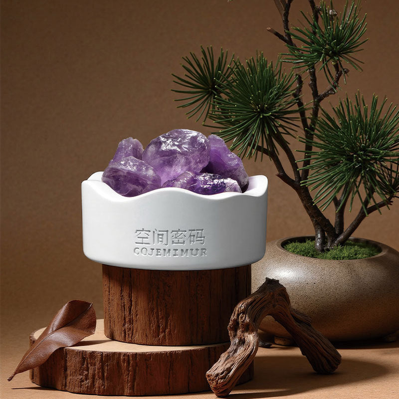 HAcrystal Aroma Diffuser: Your Secret to a Calm Home. Natural Stone Design for Stable Fragrance. Perfect for Meditation, Prayer & Family Relaxation.wholesale
