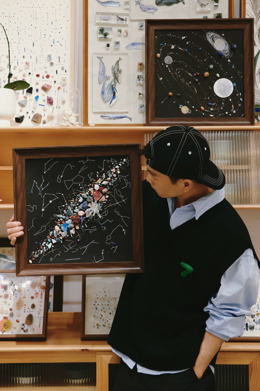 梵陶.宇宙银河DIY材料包.手工礼物.客厅挂画.星座.乔迁礼物.烂漫