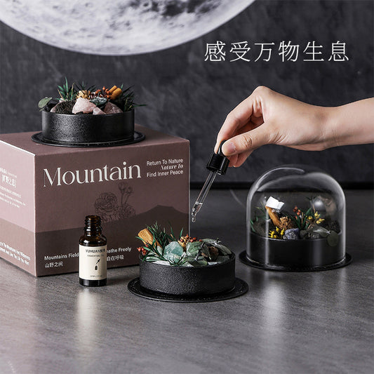 旷野秘境香薰礼盒香薰精油扩香石摆件家用室内持久创意伴手礼套装