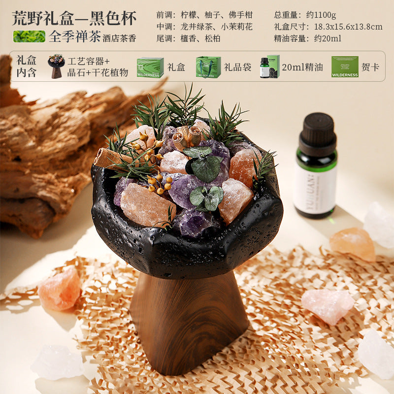 Luxury Aromatherapy at Your Fingertips! HAcrystal Natural Stone Diffuser for Home & Office. wholesaleRelieves Stress, Promotes Relaxation - The Perfect Women's Gift.