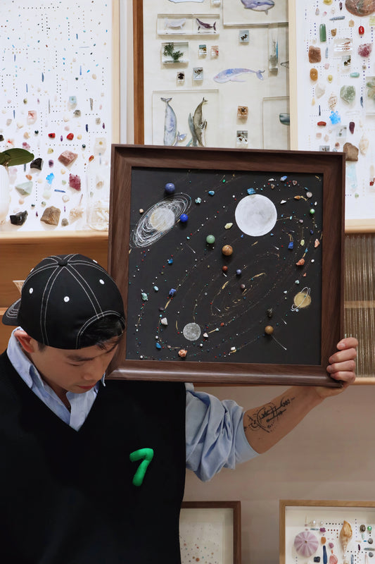 宇宙星球｜无玻璃手工DIY创意礼物.标本装饰画.家居软装.生日礼物