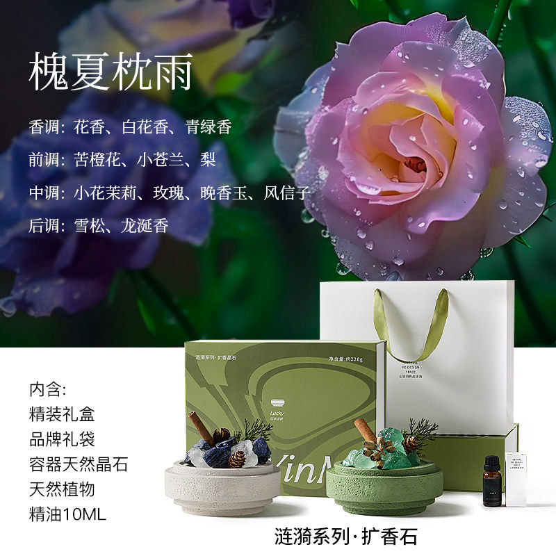 绿野仙踪扩香石香薰摆件小众生日礼物无火精油香薰礼盒伴手礼批发