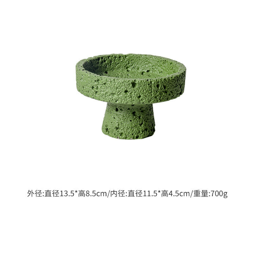 天然水晶原石造景盘微景观装饰摆件水晶球底座手链养护底盘收纳