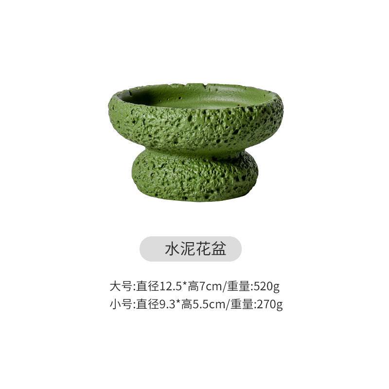 红精灵凤梨趣味盆景苔藓球托盘花盆客厅办公室桌面多肉仙人掌盆栽