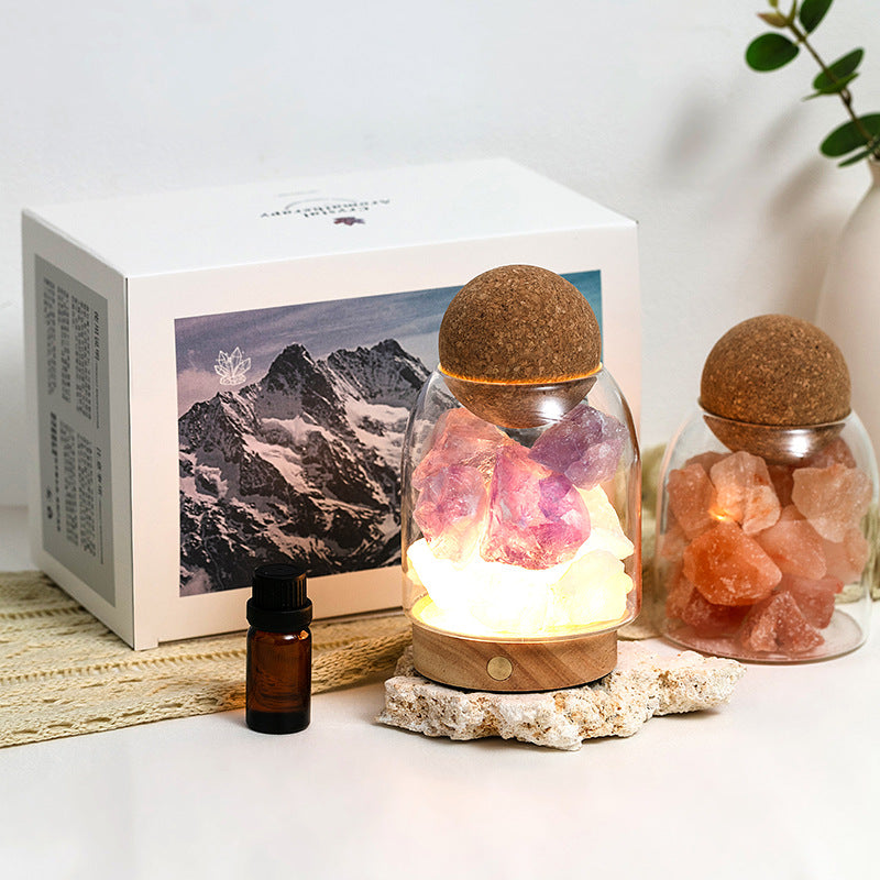 Elevate Your Self-Care Routine with HAcrystal! Crystal Essential Oil Diffuser for Stress Relief & Emotional Wellbeing. Perfect for Living Rooms, Meditation & Gifting.