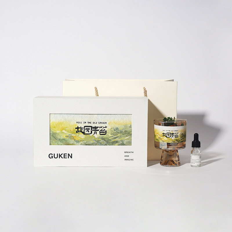 故园青苔香薰摆件松木香薰精油无火香薰礼盒创意高级感伴手礼礼物