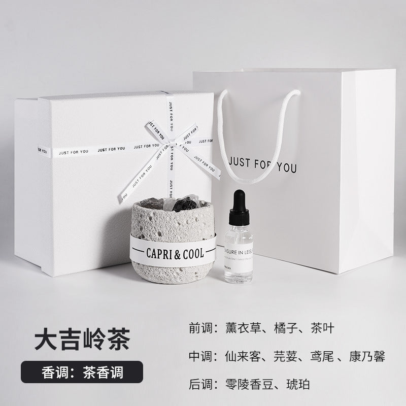 HAcrystal Essential Oil Diffuser - Your Go-To for Home Aromatherapy. Natural Stone Design for Stable Fragrance Diffusion. Relieves Stress, Perfect for Meditation.wholesale