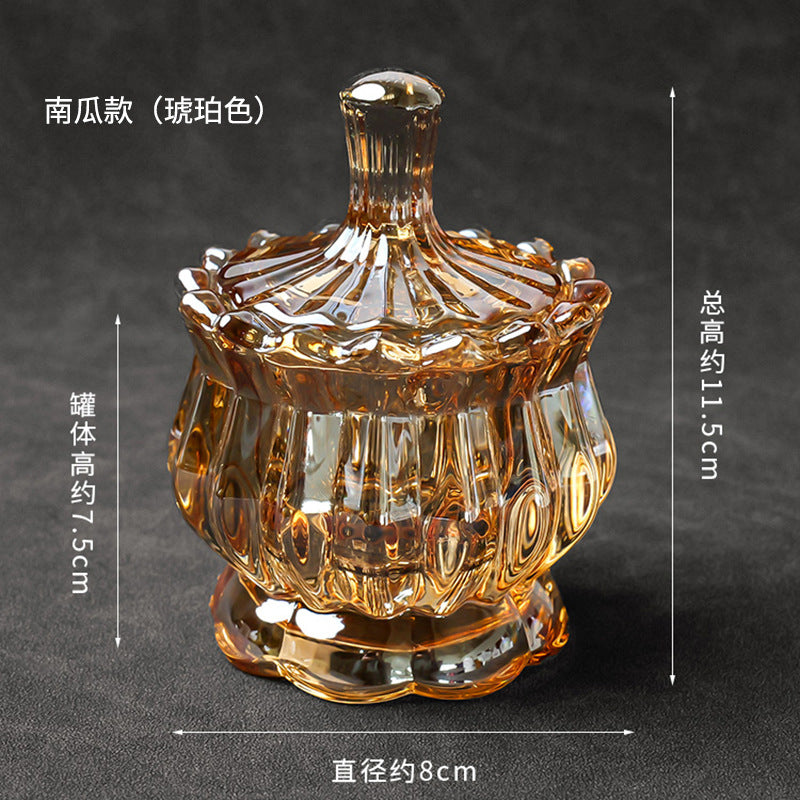 水晶消磁碗御守盐净化玻璃碗白水晶消磁碎石扩香石容器首饰收纳盒