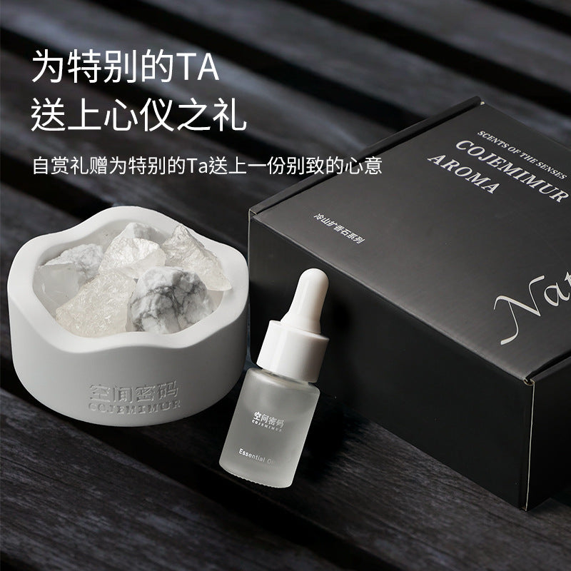 HAcrystal Aroma Diffuser: Your Secret to a Calm Home. Natural Stone Design for Stable Fragrance. Perfect for Meditation, Prayer & Family Relaxation.wholesale