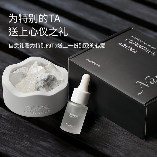 HAcrystal Aroma Diffuser: Your Secret to a Calm Home. Natural Stone Design for Stable Fragrance. Perfect for Meditation, Prayer & Family Relaxation.wholesale