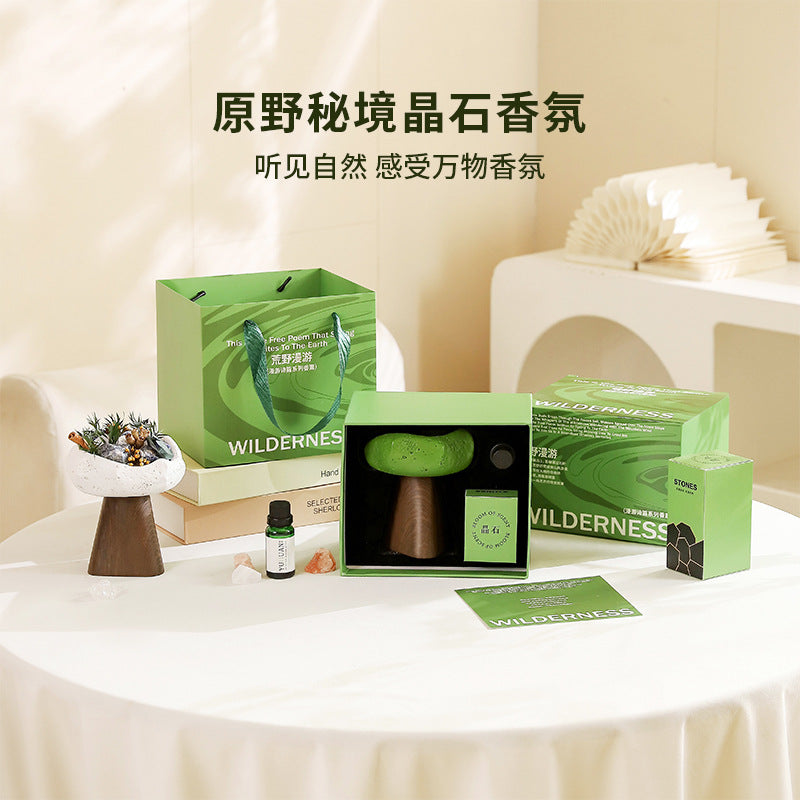 Luxury Aromatherapy at Your Fingertips! HAcrystal Natural Stone Diffuser for Home & Office. wholesaleRelieves Stress, Promotes Relaxation - The Perfect Women's Gift.